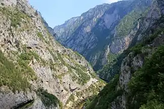 Piva-Schlucht im Norden Montenegros