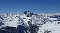 Blick nach Westen zum Piz Ela