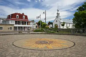 Hauptplatz von Wendake