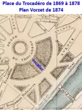Place du Trocadéro von 1869 bis 1878