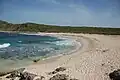 Der nahe Strand der Grandes Salines