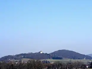 Landschaftliche Lage, von Salzburg-Liefering aus gesehen