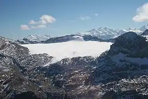 Plaine-Morte-Gletscher von Norden