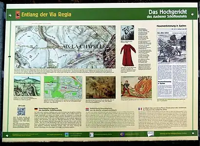 Hexenberg, Hinweistafel