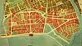 Strukturplan 1915, amtlich genehmigt 1917, mit fiktiven arch. Einfüllungen