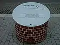 Merkur auf dem Simeonsplatz (Wegstrecken km&nbsp;0,058)