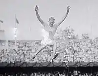 Platt Adams, Olympiasieger im Standhochsprung 1912 kam auf den fünften&nbsp;Platz