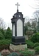 Albans Grab auf dem Plauer Friedhof