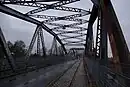 Die Brücke von Margarethenhof aus