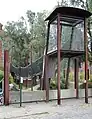 Spielplatz altindustriell gestaltet