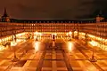 Plaza Mayor bei Nacht