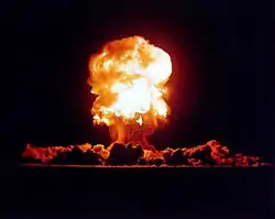Plumbbob Fizeau,Explosion am 14. Sept. 1957