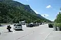 Autobahnparkplatz bei Jesenice