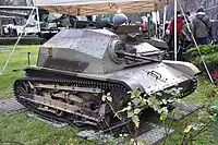 Polnische TKS-Tankette mit 7,9-mm-Hotchkiss-Maschinengewehr