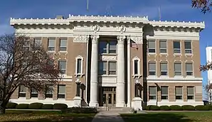 Polk County Courthouse, gelistet im NRHP Nr. 89002238