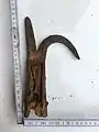 Bootshaken, wahrscheinlich Mittelalter, gefunden am Rhein in Köln-Poll