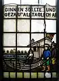 Glasbild Poller Fischer
