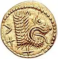 Münze aus Populonia – 25 Asse (𐌡𐌢𐌢)