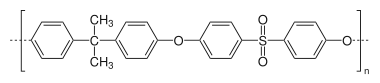 Polysulfon aus Bisphenol A und 4,4′-Dichlordiphenylsulfon