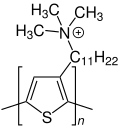 Trimethylammoniumundecyl-Polythiophen