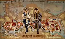 Bugenhagenteppich: Kiel und Stettin, Christian III. und Bugenhagen