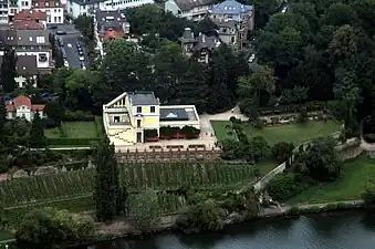 Pompejanum in Aschaffenburg,Lage: Pompejaner