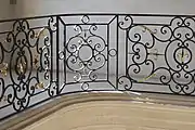 Schmiedeeisernes Geländer