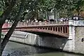 Der Pont au Double von Notre-Dame aus gesehen