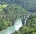 Eisenbahnbrücke über die Rhône