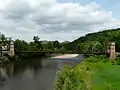 Hängebrücke über den Allier