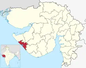 Lagekarte des Distrikts