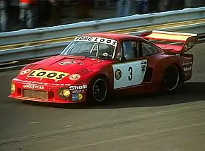Rolf Stommelen im Porsche 935 auf dem Nürburgring, 1977