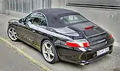 Heckansicht eines 996 Carrera 4 Cabriolet