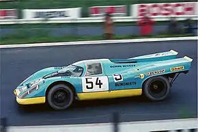 Helmut Kelleners 1970 beimADAC-1000-km-Rennen auf dem Nürburgring