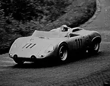 Porsche 718 W-RS Spyder beim 1000-km-Rennen 1962 auf dem Nürburgring