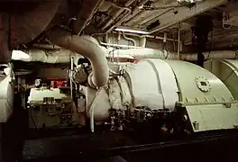 Die Haupt-Dampfturbine
