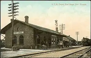 Port Hope Bahnhof 1913