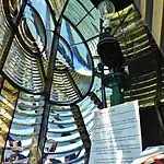 Blick auf Linsen und Lampen, 2017