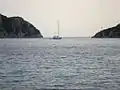 Einfahrt zum Naturhafen Porto Koufo im Gemeindebezirk Sykia