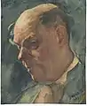Porträt eines Unbekannten, signiert Dapoz 1909
