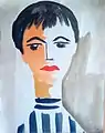 Porträt Brünni(Aquarell 1957)