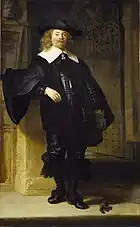 Bildnis einen stehenden Mannes (Andries de Graeff), Rembrandt, 1639