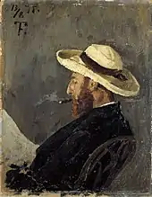 Porträt von Frederik Collett 1875