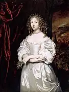 Caspar Netscher: Suzanna Doublet-Huygens (1637-1725), ca. Anfang 1670er Jahre (Hurluberlu !)