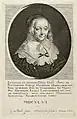 Anna van Ruytenburgh, Kupferstich von Pieter Holsteyn nach Gerard ter Borch