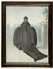 Kaiserin Maria Theresia in Witwentracht, Aquarellzeichnungen von Ignaz Manzador, nach 1764
