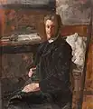 Bildnis Willy Finch (1882), Öl auf Leinwand,  110 × 95 cm, Kunstmuseum aan Zee, Ostende (WVZ T 227)