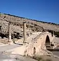 Die Chabinas-Brücke (Südosttürkei) ist mit Ehrensäulen für Caracalla sowie seine Eltern Septimius Severus und Julia Domna versehen. Vermutlich wurde eine vierte Säule für seinen Bruder Geta bei dessen Damnatio entfernt.