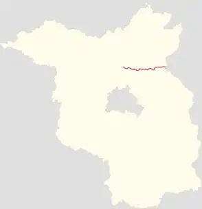 Lagekarte unter https://cycling.waymarkedtrails.org/#route?type=relation&id=29203 aufrufen