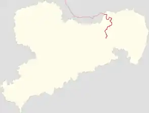 Bilddatei, aus der der Verlauf der Route hervorgeht
